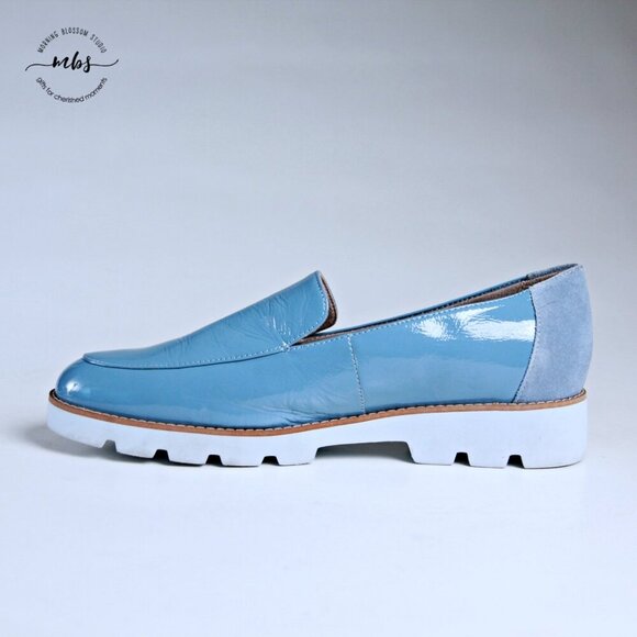 Vionic Kensley Lug Sole Slip Ons Blue Women 11 - Picture 8 of 14